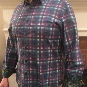 Robert Graham long sleeve shirt in large